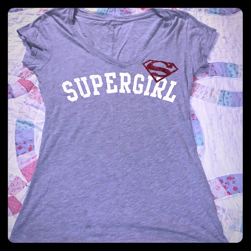 Supergirl v-neck shirt